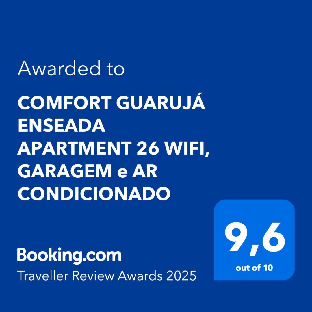 Comfort Guaruja Enseada Apartment 26 Wifi, Garagem E Ar Condicionado Exterior foto